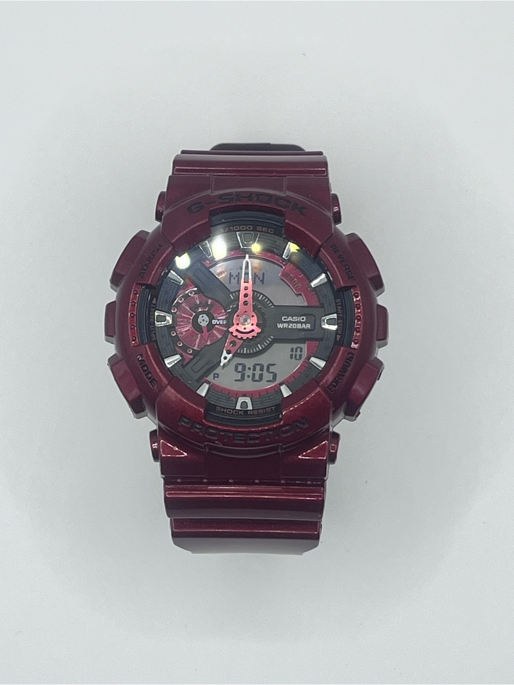 Casio G-Shock Maroon Digital-Analog Watch
